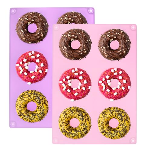 4pcs Silicone Muffins Pan (Pink)