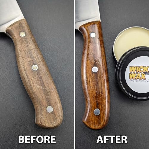 WICKED WAX - (2.0 oz.) - Cutting Edge Knife Protection - For Steel, Wood, Epoxy, Plastic, and Leather - 100% Organic & Food Safe - (USA Made) – Total Clean And Protect (Wicked Wax - ( 2.0 Ounces ))