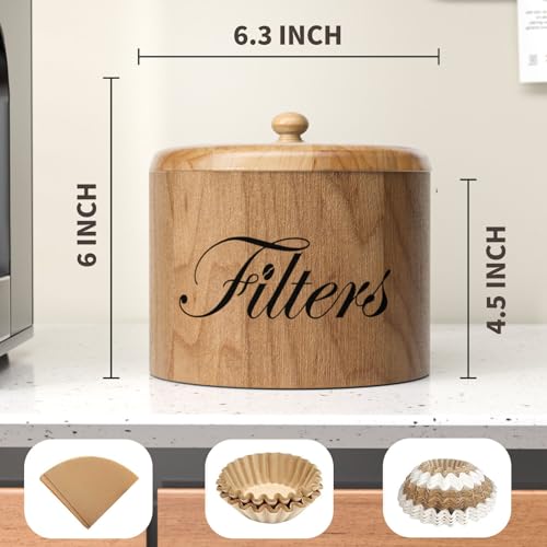 Coffee Filter Holder (Wood Natural)