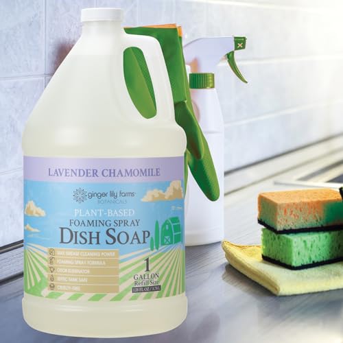 Botanicals Spray Dish Soap (128 Fl Oz (Pack of 1))