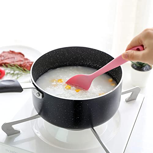 Nonstick Saucepan Set (Black / 1+2 sets)