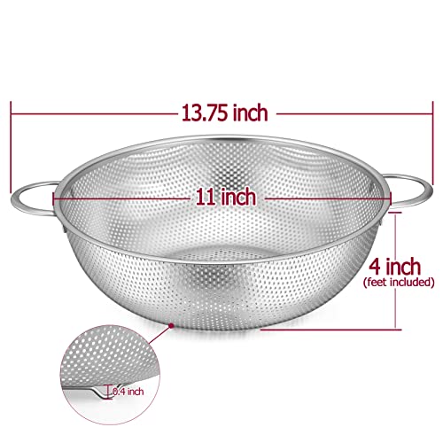 Colander 5qt Stainless Steel Micro (5 qt)