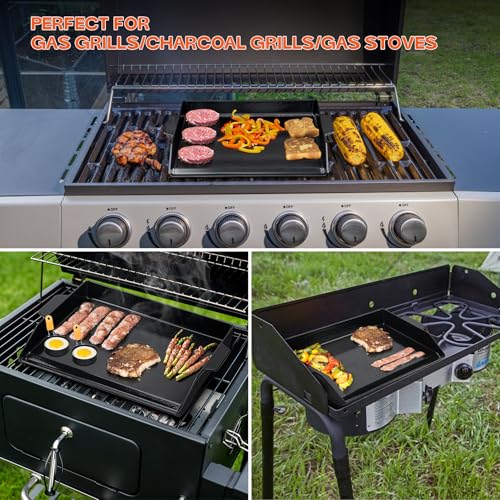 Onlyfire Universal Enamelled Cast Iron Cooking Griddle (18.6" x 14" x 1.7")