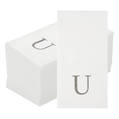Silver Letter U Linen (Silver / 2000 Count / U)
