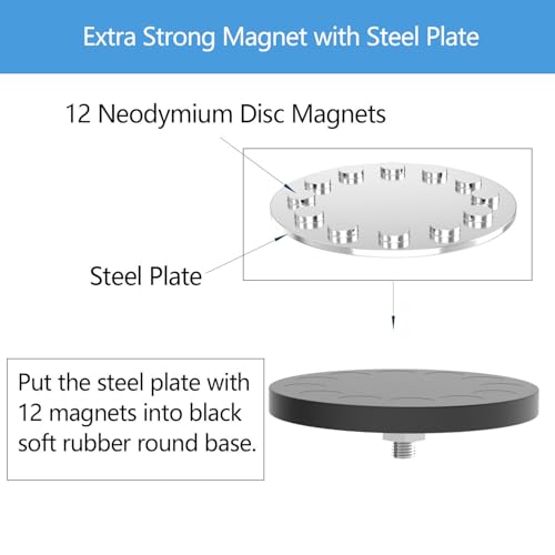 Heavy Duty Large Magnetic Hooks (Large L/4 pack 26-130lbs)