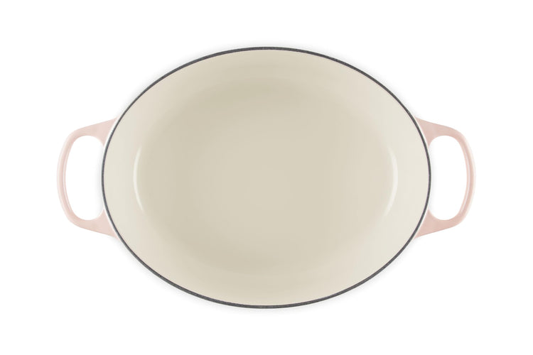 Enameled Cast Iron Oval Dutch Oven (Peche / 8 qt)