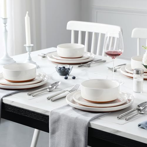 Plates and Bowls Sets (24 Pcs (Service for 8) / White)