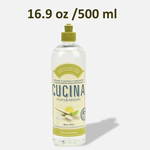 Fruits & Passion Cucina Dish Soap Detergent Refill Sea Salt and Amalfi Lemon