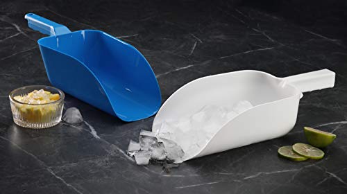 Polycarbonate Plastic Utility Ice Scoop (64 oz. / Blue)