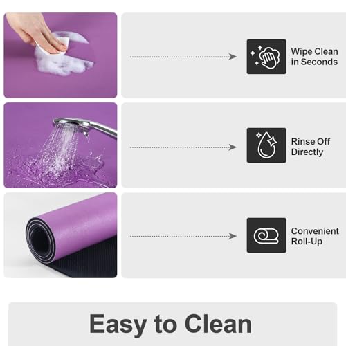 Dish Drying Mat for Kitchen Counter (Purple / 18" x 28")