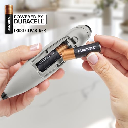 Powerful Milk Frother Wand With Duracell Batteries (06 - Executive Gray / Z1 Motor + Batteries)