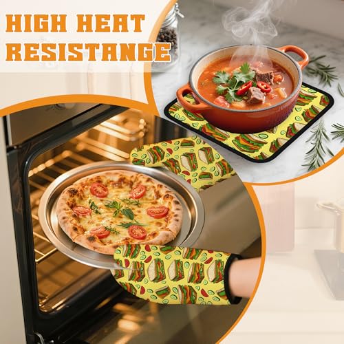 Cute Sandwich Oven Mitts and Pot Holders (Cute Sandwich)