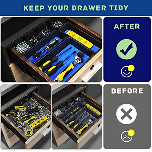 Tool Box Organizer (Blue (47PCS))