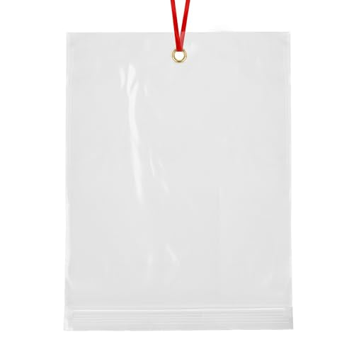 GPI 10" x 13" Reclosable Zip Bags with Bottom Hang (10" x 13)