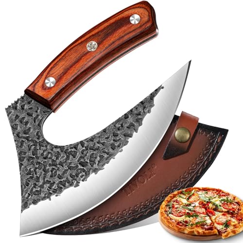 Ulu Knife with Sheath (Pizza Cutter)