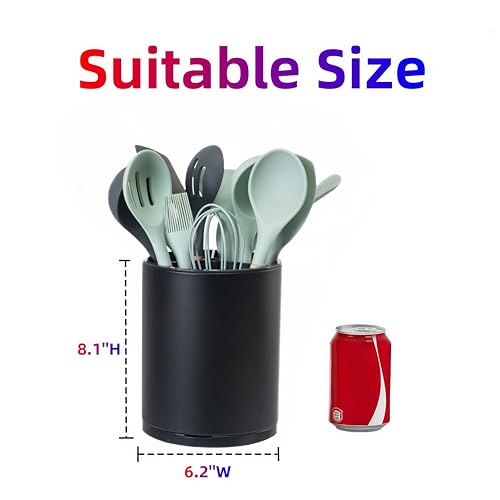 Large Kitchen Utensil Holder For Countertop (Large / black)