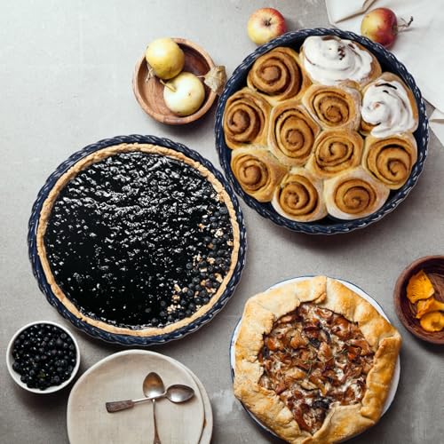 2 Pack Ceramic Pie Pans