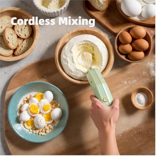 Cordless Hand Mixer (Green)