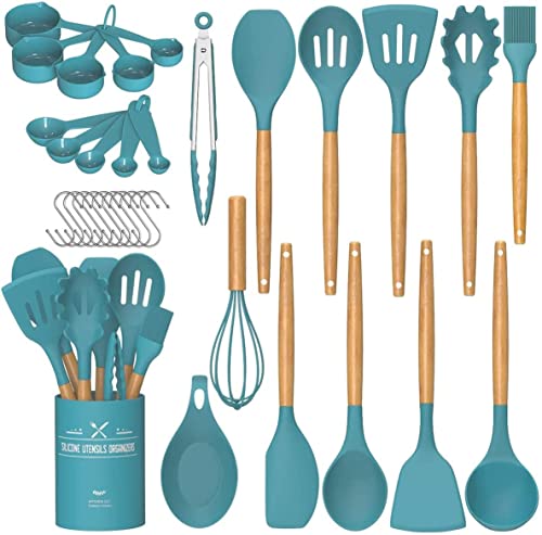 Kitchen Cooking Utensils Set (Blue)