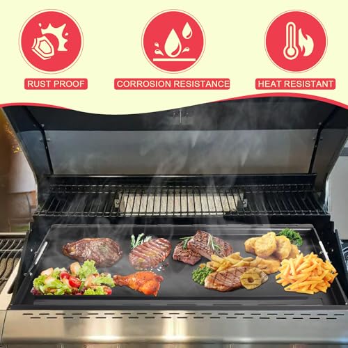 Full Size Griddle Inserts for Nexgrill Home Depot 6 Burner Gas Grills (32.3" x 16.9" x 1.4")