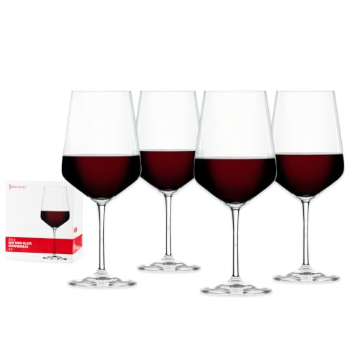 Style Red Wine Glasses Set of 4 (Red Wine Glasses)