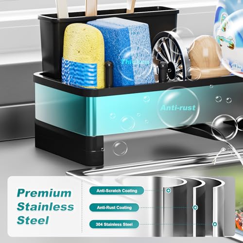 Stainless Steel Sink Caddy (A-black)