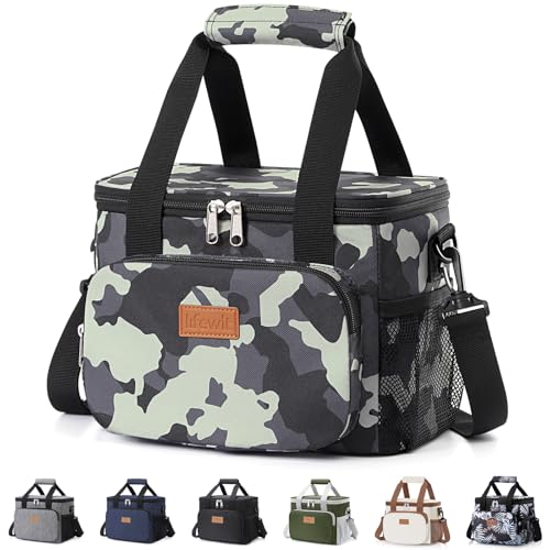 Insulated Lunch Box for Men (Camouflage / Medium(9L))