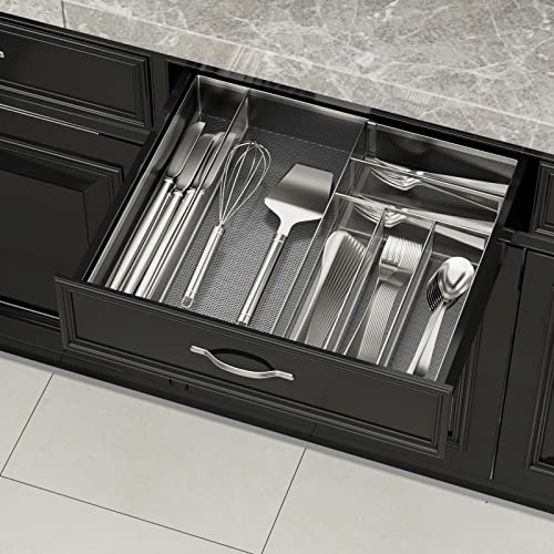 Utensil Drawer Organizer (Silver)