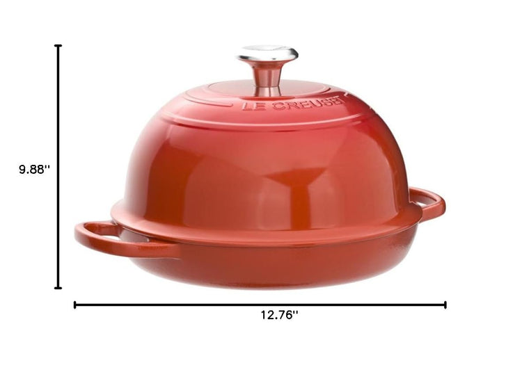Enameled Cast Iron Round Bread Oven (Round Bread Oven / Flame)