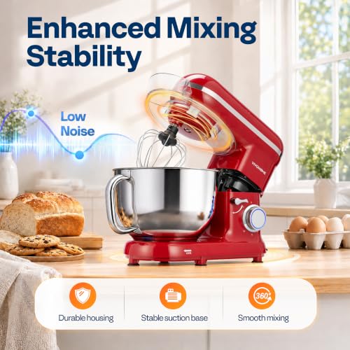 Stand Mixer 6 (Bright Red)