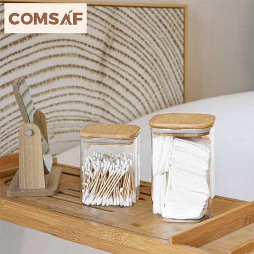 Glass Storage Containers Set of 6 (0.6 qt x 3 + 0.8 qt x 1 + 1.2 qt x 1 + 2.2 qt x 1)