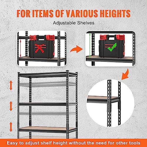 Storage Shelves 5 (36" L x 18" W x 72" H)