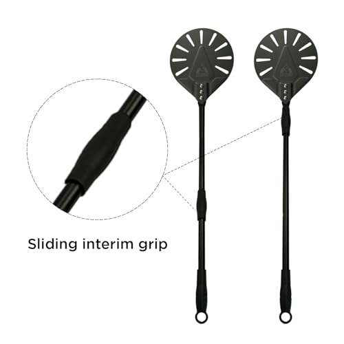 7 Inch Perforated Turning Pizza Peel with Long Handle (Platinum - Perforated Anodized / 7" Turning Peel - 35" Overall)