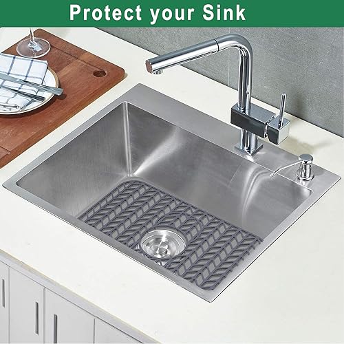 Sink Protectors for Kitchen Sink 19x13 & 24x12.5 & 13x11 & 26x14 & 28x14 & 29x15 (19"x 13" 3 Reserved Holes)