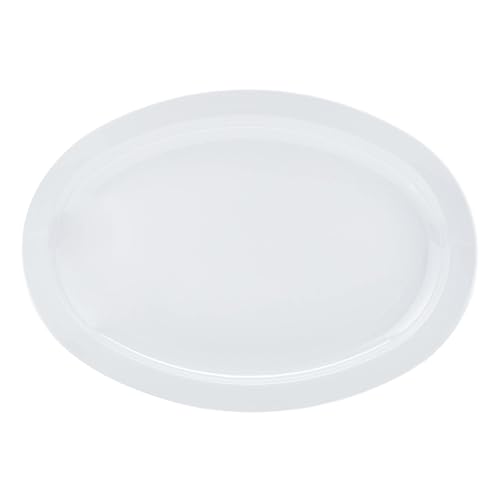 Melamine Oval Serving Platter for Restaurants and Home (Oval Platter / 13 in x 9.75 in (Pack of 1))