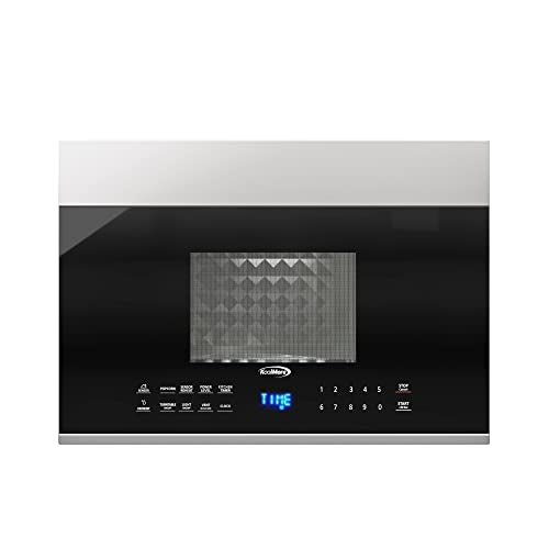 1.3 cu. ft. 24 inch Over The Range Stainless Steel Microwave (Black / 24 in/1.3 Cu. Ft.)