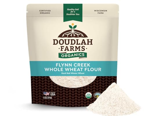 Organic Whole Wheat Flour 5 lb (80 Ounce (Pack of 1))
