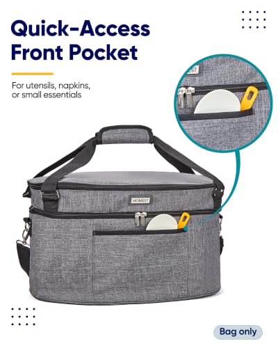Slow Cooker Bag for Crock (Grey / 6 Quarts)