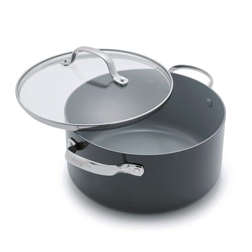 Valencia Pro 5QT Ceramic Nonstick Stock Pot (5.4 Quarts / Gray)