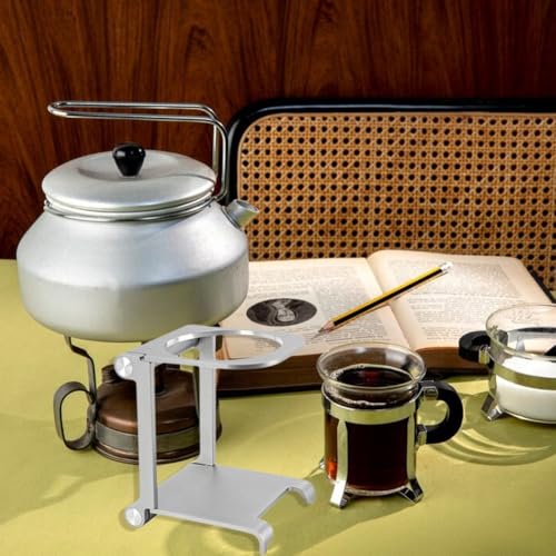 Coffee Drip Holder with Base Coffee Dripper Stand Coffee Filter Holder Portable Espresso Tool for Outdoor Travel Camping (11x9.42x7.7cm)