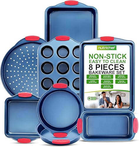 8 Piece Nonstick Baking Pan Set (8-Piece Set)