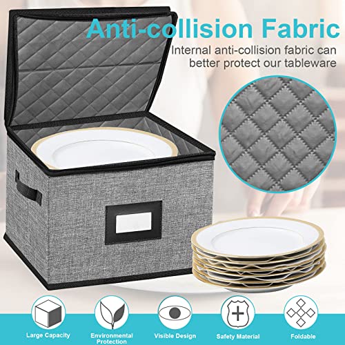 China Storage Containers (4 Pack Dish Storage Containers Quilted Hard Shell)