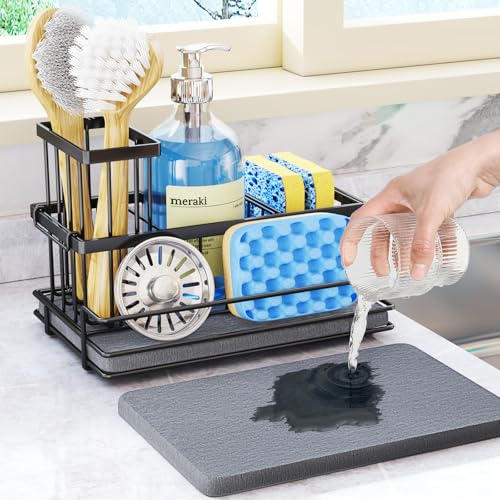 Sink Caddy Sponge Holder (Black)
