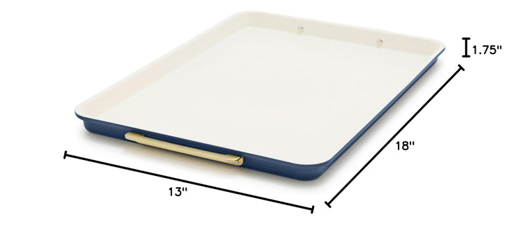 Bakeware 13" x 18" Ceramic Nonstick Half Sheet Pan (13" x 18" Half Sheet Pan / Oxford Blue)