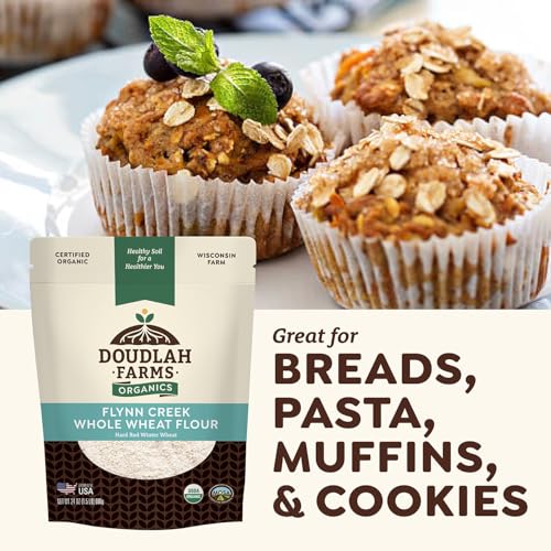 Organic Whole Wheat Flour 5 lb (80 Ounce (Pack of 1))