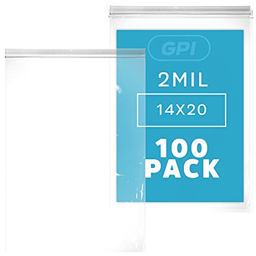 Extra large Zip Bags (14" x 20")