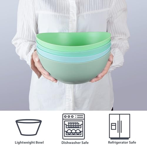 9.6'' Serving Bowls (9.6 inches / Multi Teal Color)