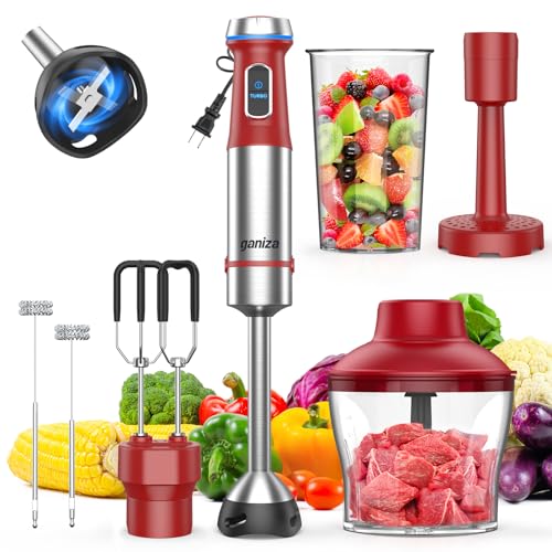 Immersion Blender Handheld (Red)