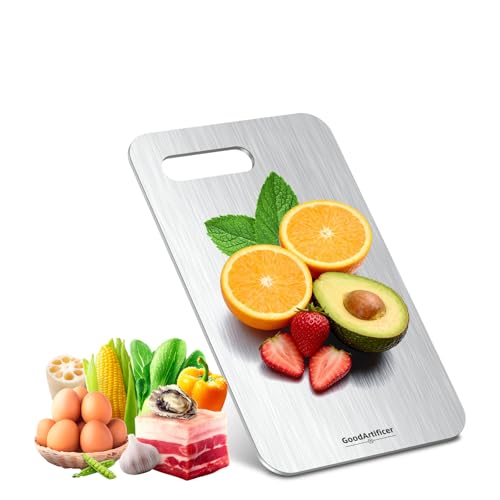 Titanium Cutting Board (Silver / 10.5"L x 6.5"W)