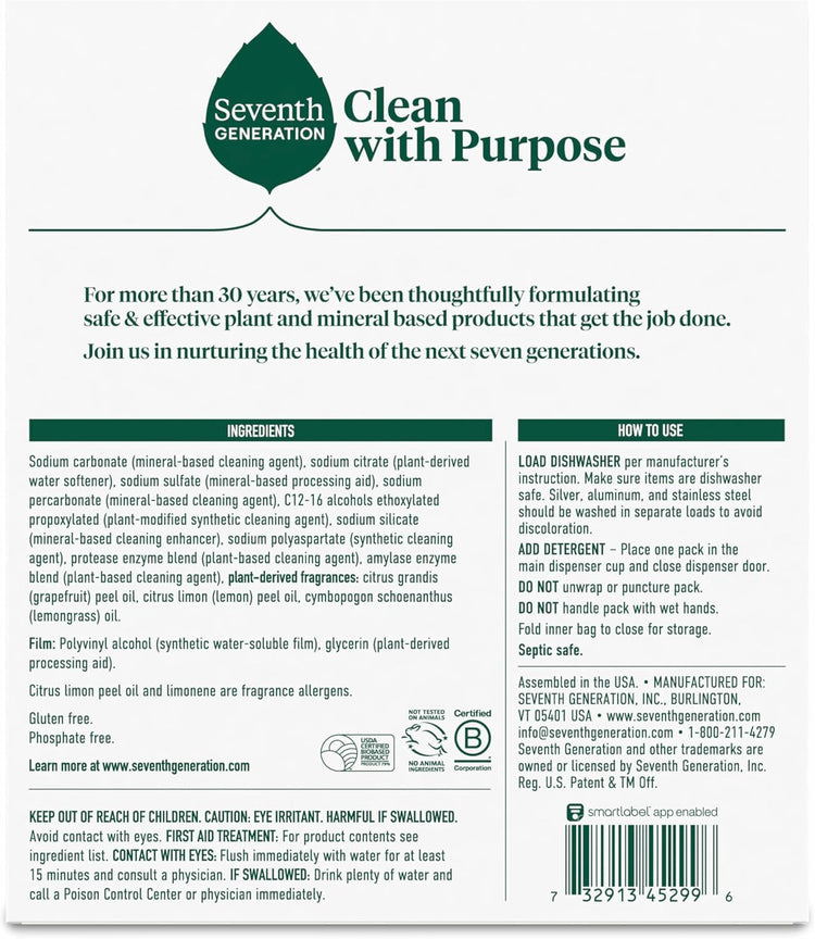 Dishwasher Detergent Packs (45 Count (Pack of 2))